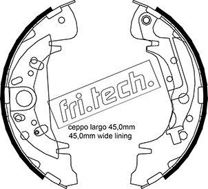 Fri.Tech. 1046.207Y - Комплект спирачна челюст vvparts.bg