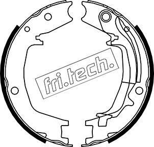 Fri.Tech. 1046.215Y - Комплект спирачна челюст, ръчна спирачка vvparts.bg