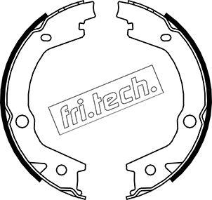 Fri.Tech. 1046.220 - Комплект спирачна челюст, ръчна спирачка vvparts.bg