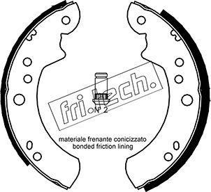 Fri.Tech. 1040.125 - Комплект спирачна челюст vvparts.bg