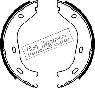 Fri.Tech. 1052.116 - Комплект спирачна челюст, ръчна спирачка vvparts.bg