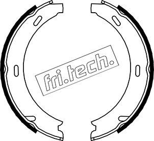 Fri.Tech. 1052.117 - Комплект спирачна челюст, ръчна спирачка vvparts.bg