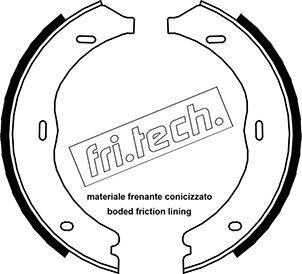 Fri.Tech. 1052.135 - Комплект спирачна челюст, ръчна спирачка vvparts.bg