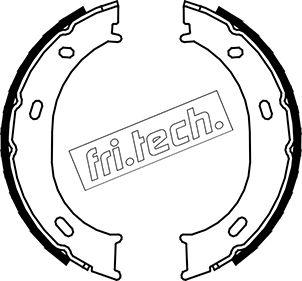 Fri.Tech. 1052.126 - Комплект спирачна челюст, ръчна спирачка vvparts.bg