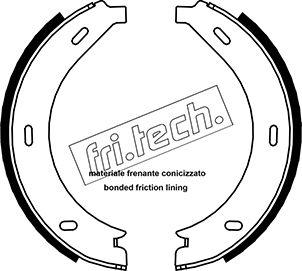 Fri.Tech. 1052.123 - Комплект спирачна челюст, ръчна спирачка vvparts.bg