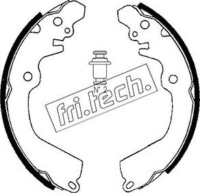 Fri.Tech. 1064.167 - Комплект спирачна челюст vvparts.bg