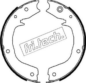 Fri.Tech. 1064.179 - Комплект спирачна челюст, ръчна спирачка vvparts.bg