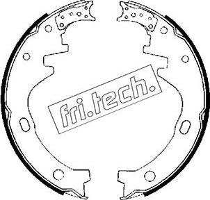 Fri.Tech. 1067.164 - Комплект спирачна челюст vvparts.bg