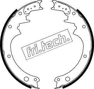 Fri.Tech. 1067.165 - Комплект спирачна челюст vvparts.bg