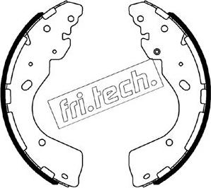 Fri.Tech. 1067.203 - Комплект спирачна челюст vvparts.bg