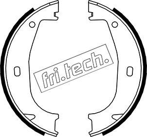 Fri.Tech. 1019.026 - Комплект спирачна челюст, ръчна спирачка vvparts.bg