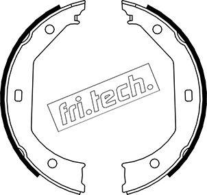 Fri.Tech. 1019.027 - Комплект спирачна челюст, ръчна спирачка vvparts.bg