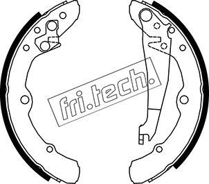 Fri.Tech. 1016.020 - Комплект спирачна челюст vvparts.bg