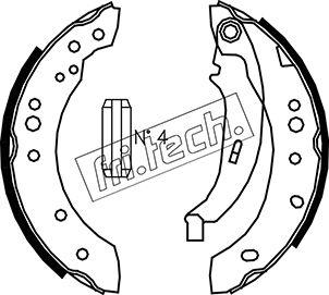 Fri.Tech. 1088.241 - Комплект спирачна челюст vvparts.bg