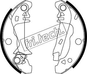 Fri.Tech. 1088.202Y - Комплект спирачна челюст vvparts.bg