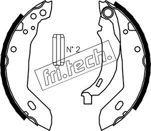 Fri.Tech. 1088.212 - Комплект спирачна челюст vvparts.bg