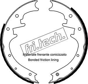 Fri.Tech. 1088.224 - Комплект спирачна челюст vvparts.bg