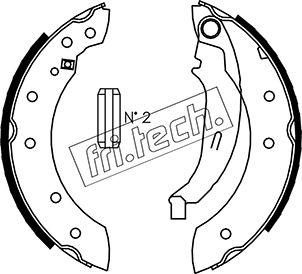 Fri.Tech. 1088.222 - Комплект спирачна челюст vvparts.bg