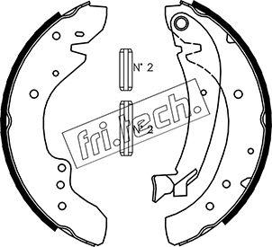 Fri.Tech. 1034.096 - Комплект спирачна челюст vvparts.bg