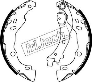 Fri.Tech. 1034.109 - Комплект спирачна челюст vvparts.bg