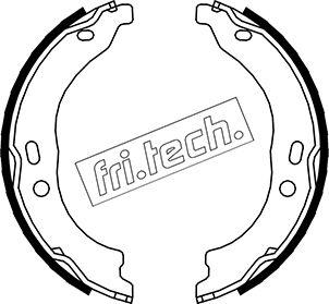 Fri.Tech. 1034.118 - Комплект спирачна челюст, ръчна спирачка vvparts.bg