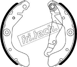 Fri.Tech. 1027.012 - Комплект спирачна челюст vvparts.bg