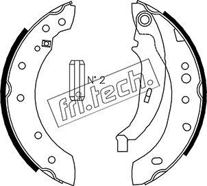 Fri.Tech. 1079.195 - Комплект спирачна челюст vvparts.bg