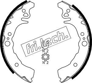 Fri.Tech. 1115.305 - Комплект спирачна челюст vvparts.bg