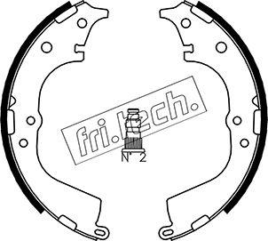 Fri.Tech. 1115.298 - Комплект спирачна челюст vvparts.bg