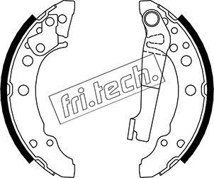 Fri.Tech. 1124.280 - Комплект спирачна челюст vvparts.bg