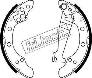 Fri.Tech. 1124.274 - Комплект спирачна челюст vvparts.bg
