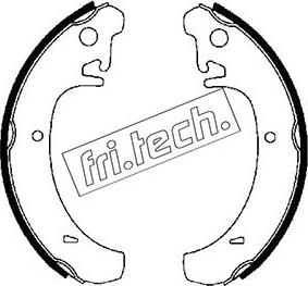 Fri.Tech. 1122.004 - Комплект спирачна челюст vvparts.bg