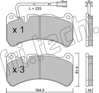 Delphi LP3820 - Комплект спирачно феродо, дискови спирачки vvparts.bg