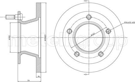 Fri.Tech. BD0627 - Спирачен диск vvparts.bg