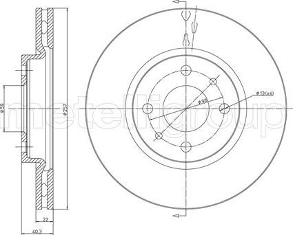 Fri.Tech. BD0679 - Спирачен диск vvparts.bg