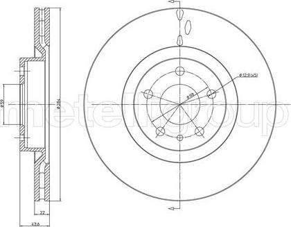 Fri.Tech. BD0670 - Спирачен диск vvparts.bg