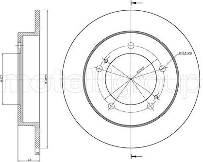 Fri.Tech. BD0094 - Спирачен диск vvparts.bg