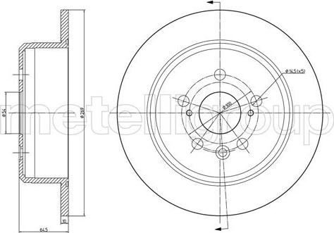 Fri.Tech. BD0091 - Спирачен диск vvparts.bg