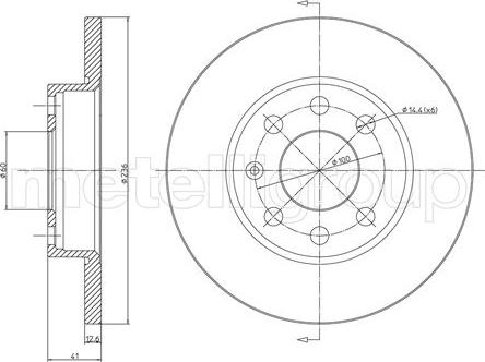 Fri.Tech. BD0009 - Спирачен диск vvparts.bg