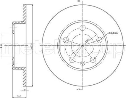 Fri.Tech. BD0149 - Спирачен диск vvparts.bg