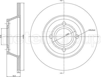 FTE BS3934 - Спирачен диск vvparts.bg