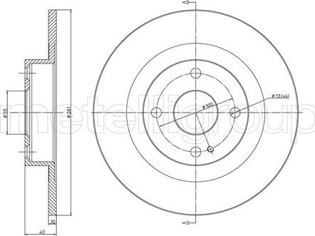 Fri.Tech. BD0852 - Спирачен диск vvparts.bg