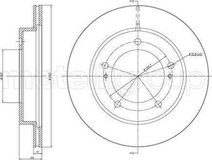 Fri.Tech. BD0393 - Спирачен диск vvparts.bg