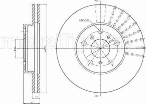 Fri.Tech. BD0237 - Спирачен диск vvparts.bg