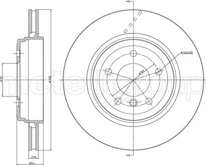 Fri.Tech. BD0741 - Спирачен диск vvparts.bg