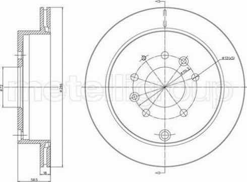 Fri.Tech. BD1416 - Спирачен диск vvparts.bg