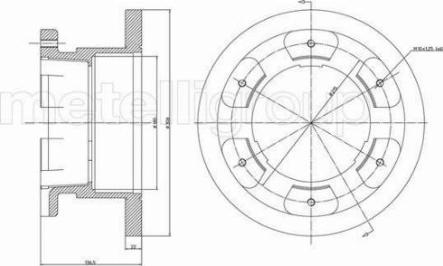 Fri.Tech. BD1514 - Спирачен диск vvparts.bg