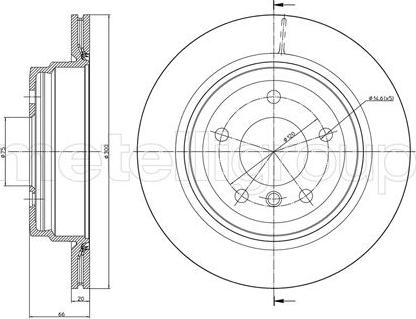 Fri.Tech. BD1517 - Спирачен диск vvparts.bg