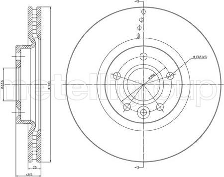 Fri.Tech. BD1699 - Спирачен диск vvparts.bg