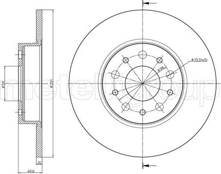 Fri.Tech. BD1674 - Спирачен диск vvparts.bg